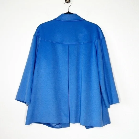 Lafayette 148 New York Woman WOOL Open Front Jacket ITALY Size 16 - Picture 6 of 14